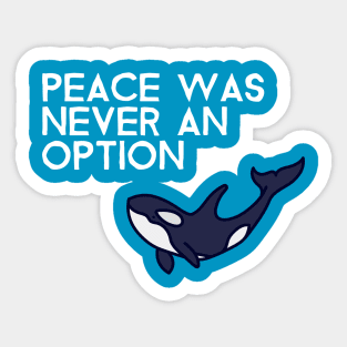 Gladys the orca Sticker